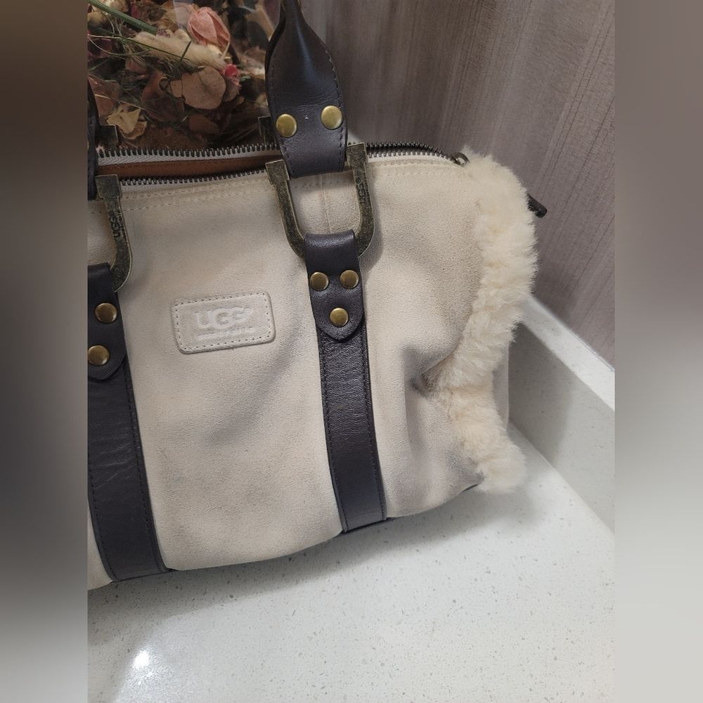 Ugg Australia Beige Suede Handbag - Picture 4 of 13